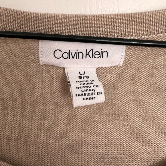 CALVIN KLIEN Mixed Media Shirt - Picture 4 of 4